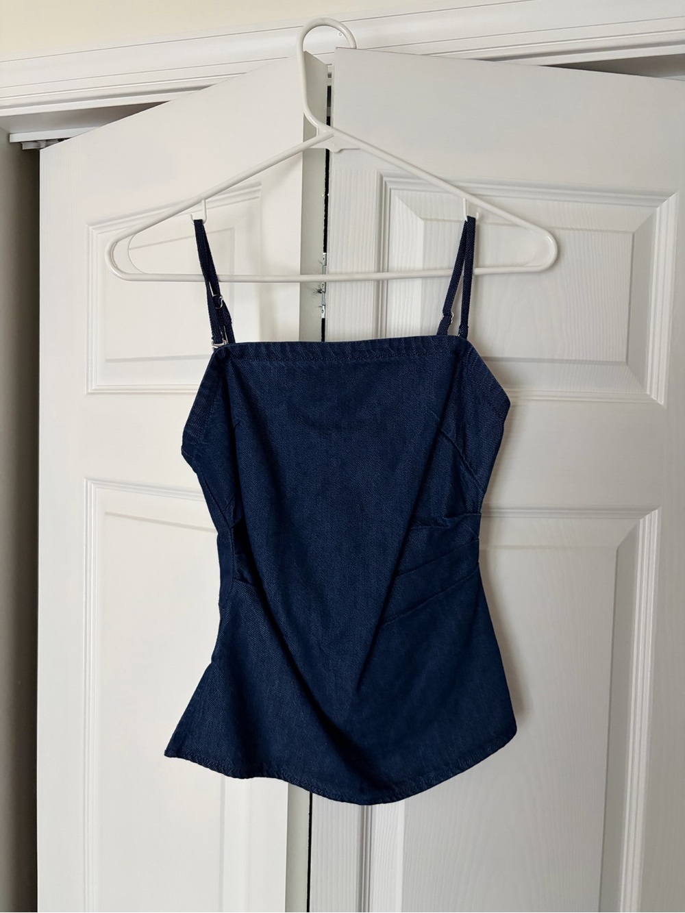 Madewell Navy Square-Neck Cami - Strapless or with straps